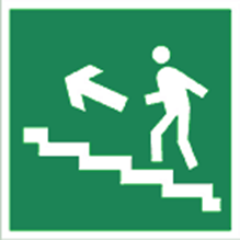 Направление к эвакуационному выходу по лестнице вверх. Е 16 - фото 4675