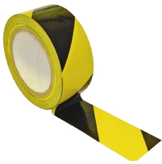 Лента оградительная желто-черная - фото 4765