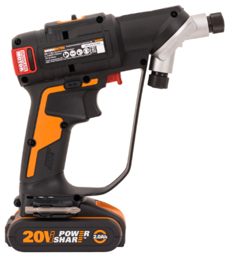 Дрель-шуруповерт аккумуляторная WORX Switchdriver WX177, 50Нм, 20В, 2Ач x1, ЗУ 2А, кейс WX177 - фото 5222