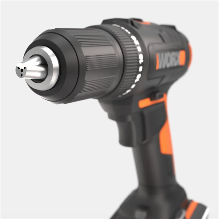 Дрель-шуруповерт аккумуляторная WORX WX108, 50Нм, 20В, 2Ач x2, ЗУ 2А, кейс WX108 - фото 5229