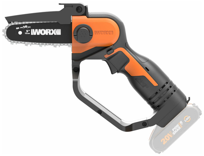 Пила аккумуляторная WORX WG324E.9, 20В, без АКБ и ЗУ WG324E.9 - фото 5381