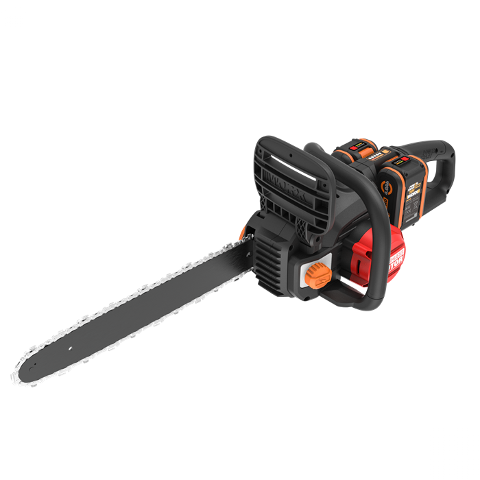 Цепная пила аккумуляторная WORX NITRO 40В 40cm бесщеточная, без АКБ и ЗУ WG385E.9 - фото 5385
