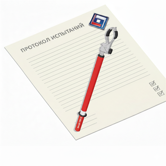 Испытание на штангу изолирующую, на напряжение выше 1000 В 1951