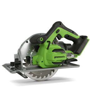 Циркулярная пила аккумуляторная Greenworks GD24CS, 24V, бесщеточная, без АКБ и ЗУ 1500907