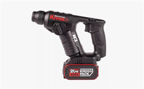Перфоратор-Дрель аккумуляторный KRESS H3, KU381, 20В, 2*2,0 А/ч, кейс KU381