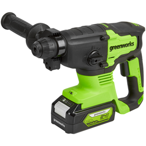 Перфоратор аккумуляторный бесщеточный Greenworks GD24SDS2 2 ДЖ, 24V, без АКБ и ЗУ 3803007
