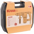 Перфоратор KRESS KU330, 1100 Вт,26 мм, 5Дж, SDS-plus, кейс KU330