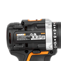Дрель-шуруповерт аккумуляторная WORX WX102.9, 20В, 60Нм, бесщеточная, без АКБ и ЗУ WX102.9