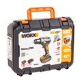 Дрель-шуруповерт ударная аккумуляторная WORX WX352.1, 60Нм, 20В, бесщеточная, 4Ач x2, ЗУ 2А, кейс WX352.1 - фото 5233