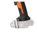 Дрель-шуруповерт ударная аккумуляторная WORX WX370.9, 50Нм, 20В, без АКБ и ЗУ WX370.9